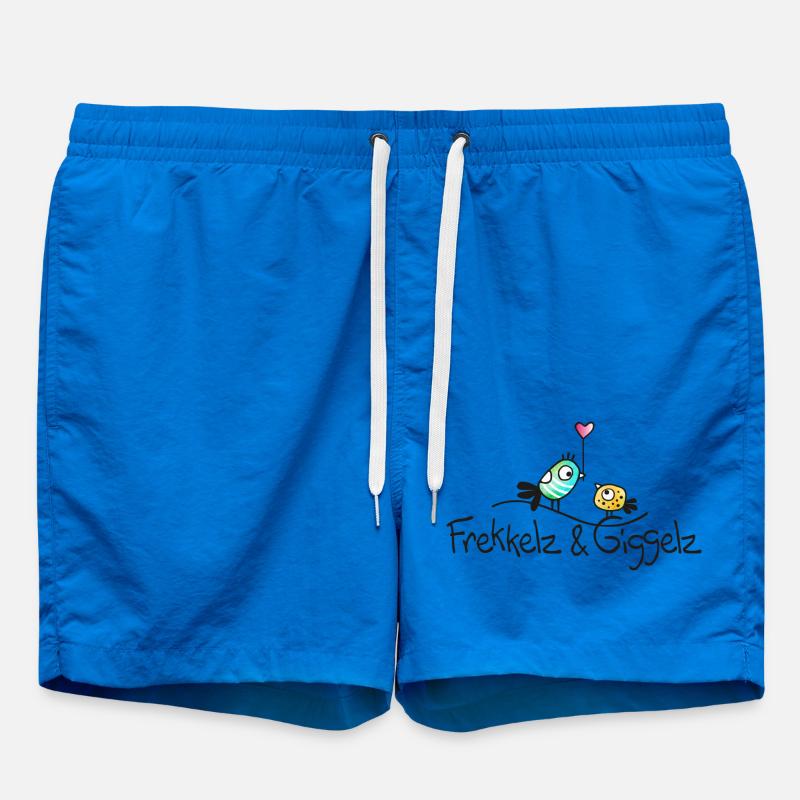 Greetings from Frekkelz & Giggelz - Swim Trunks - cobalt blue