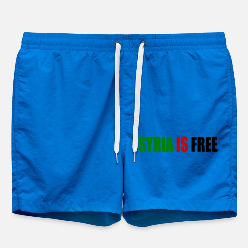 Syrie - La Syrie est libre - Short de bain - cobalt blue
