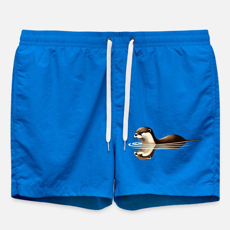 Loutre de rivière eurasienne - Short de bain - cobalt blue