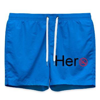 Hero fumeurs héros non-fumeurs Cadeau de sort - Short de bain - cobalt blue - Devant