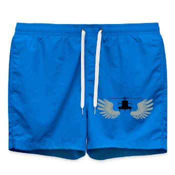 Helicopter with wings - Swim Trunks - cobalt blue - Front