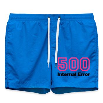 Error 500 | Fehler | Errormessage - Swim Trunks - cobalt blue - Front