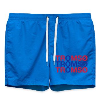 TROMSO Norway Norwegen Norge Norwegische Flagge - Badeshorts - Cobalt blue - Vorne