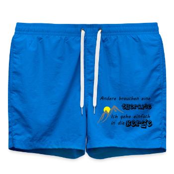 Thérapie de montagne - Short de bain - cobalt blue - Devant
