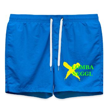 Schwäbische TShirts mit lustigem Schwaben Spruch. - Badeshorts - Cobalt blue - Vorne
