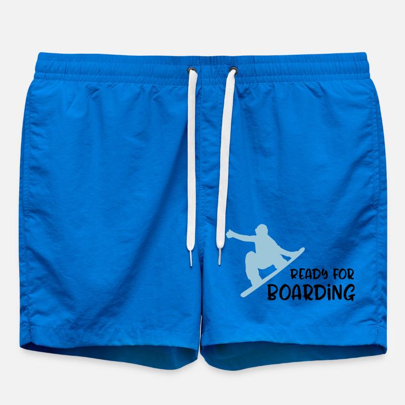 snowboard - Swim Trunks - cobalt blue