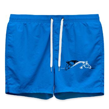 Pferde, Ponys, Tiere, Hengst, animal - Badeshorts - Cobalt blue - Vorne