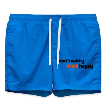 2541614 14566562 drink - Swim Trunks - cobalt blue - Front