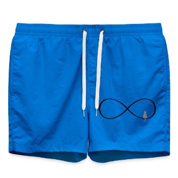 Infinity cat gift Cats love sign - Swim Trunks - cobalt blue - Front