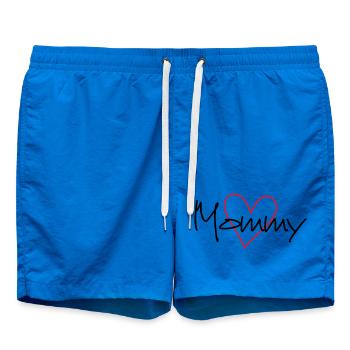 Mommy coeur cadeau de partenaire look - Short de bain - cobalt blue - Devant