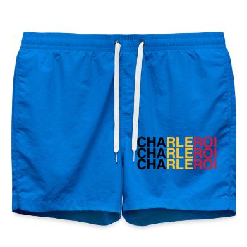 CHARLEROI Belgique Belgique Drapeau - Short de bain - cobalt blue - Devant