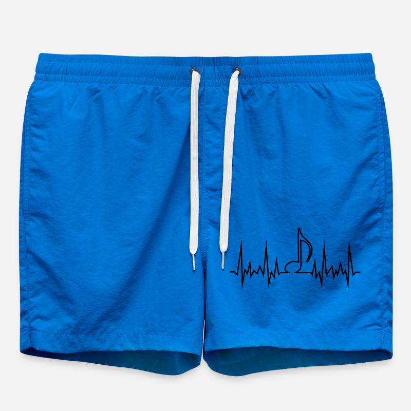 wave_note - Swim Trunks - cobalt blue