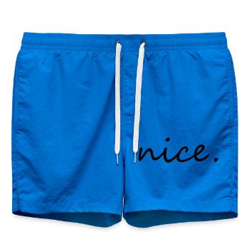 nice - Swim Trunks - cobalt blue - Front