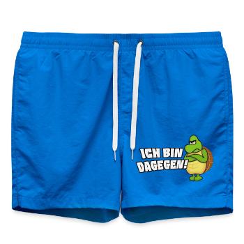 Je suis contre - Short de bain - cobalt blue - Devant