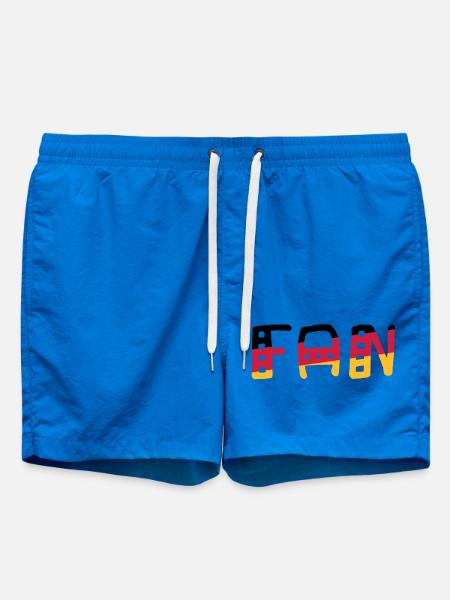 FAN - Shirt Germany - Swim Trunks - cobalt blue