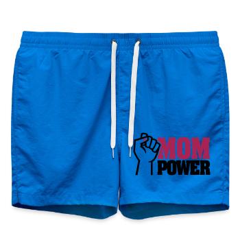 MOM POWER - mère de super-héros - J'AIME MAMAN - maman - Short de bain - cobalt blue - Devant