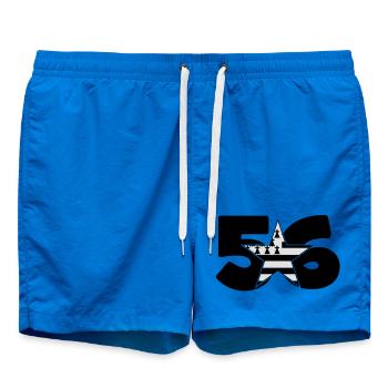 Bretagne : 56 ! - Badeshorts - Cobalt blue - Vorne