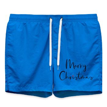 Merry Christmas Stern Geschenk Weihnachten - Badeshorts - Cobalt blue - Vorne