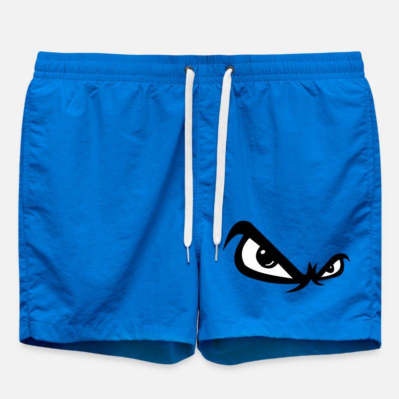 Evil look - Swim Trunks - cobalt blue