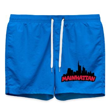 Mainhattan - Swim Trunks - cobalt blue - Front