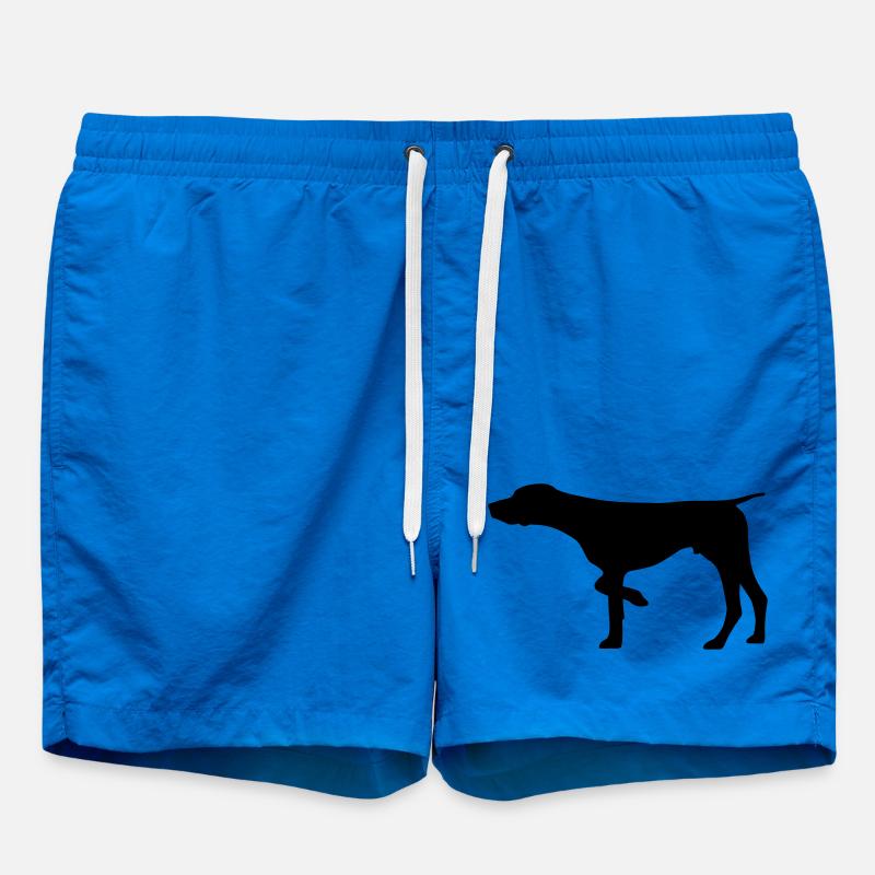 German Shorthaired Pointer - Swim Trunks - cobalt blue