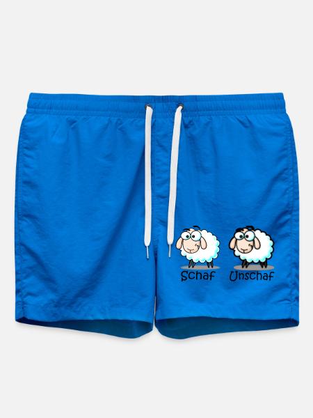 sheep - Swim Trunks - cobalt blue