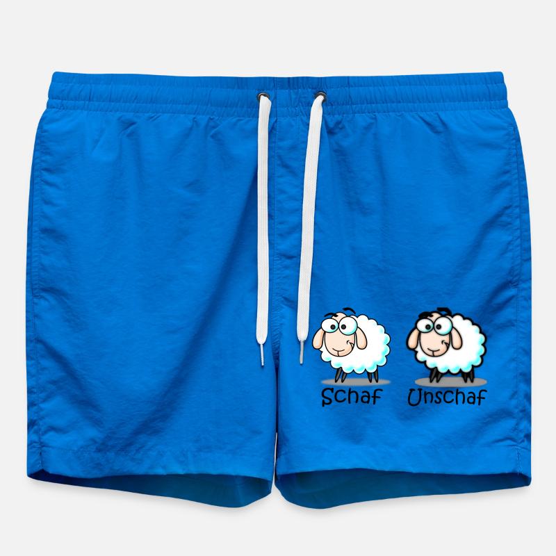 Schaf - Badeshorts - Cobalt blue