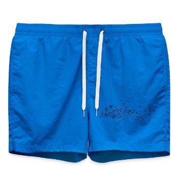 Birds Animals - Swim Trunks - cobalt blue - Front