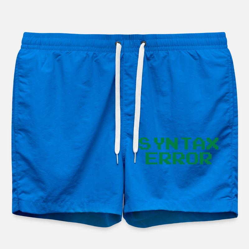 Syntax Error - Badeshorts - Cobalt blue