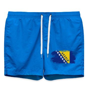 Bosnia Vintage Flag / Gift Sarajevo - Swim Trunks - cobalt blue - Front