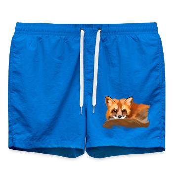 fox - Swim Trunks - cobalt blue - Front