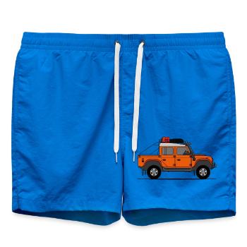 Defender Double Cab Offroad Orange - Badeshorts - Cobalt blue - Vorne