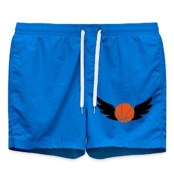 Basketball - Basket Ball - Game - Sport - Player - Swim Trunks - cobalt blue - Front