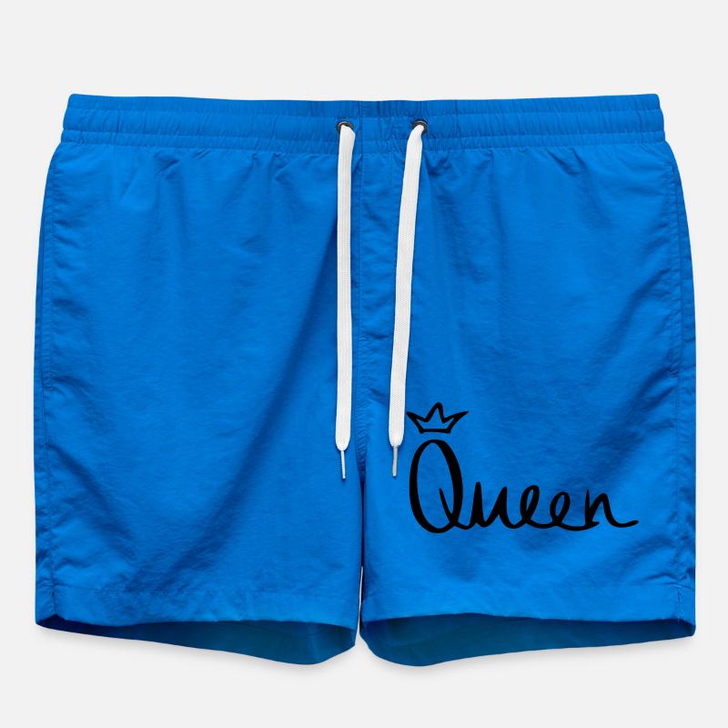Queen - Swim Trunks - cobalt blue