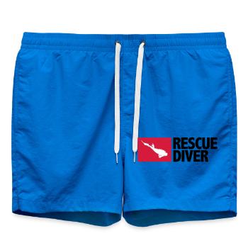 Rescue Diver - Swim Trunks - cobalt blue - Front