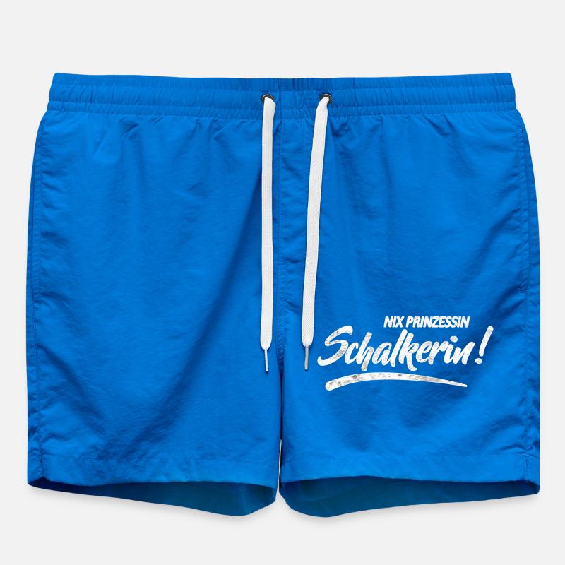 Nix Prinzessin Schalkerin! Geschenkidee - Badeshorts - Cobalt blue