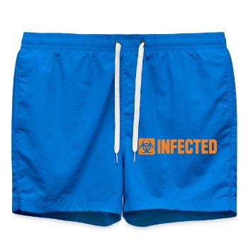 Infected Infects biohazard - Swim Trunks - cobalt blue - Front