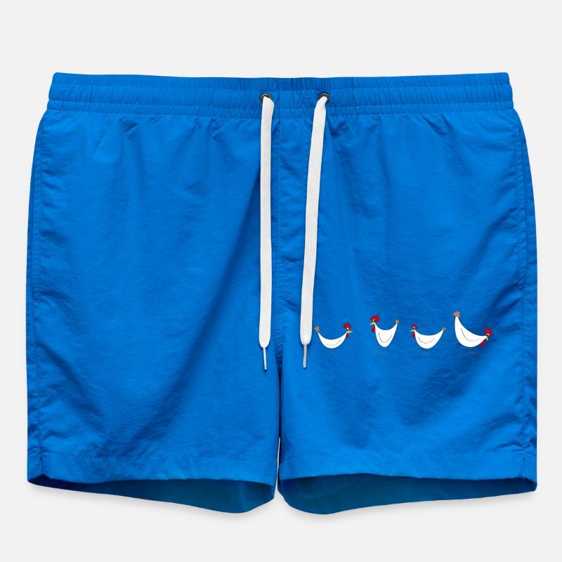 Hühner 4er Bande - Badeshorts - Cobalt blue