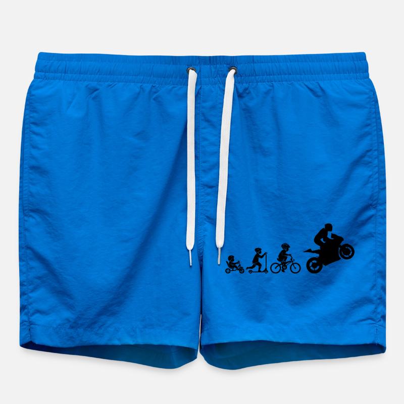 MOTORCYCLE EVOLUTION - Swim Trunks - cobalt blue