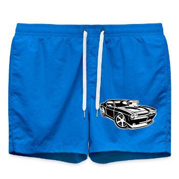 La puissance d’une muscle car à l’état pur ! - Short de bain - cobalt blue - Devant