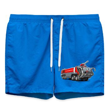 Feuerwehr mit Schaumkanone - Badeshorts - Cobalt blue - Vorne