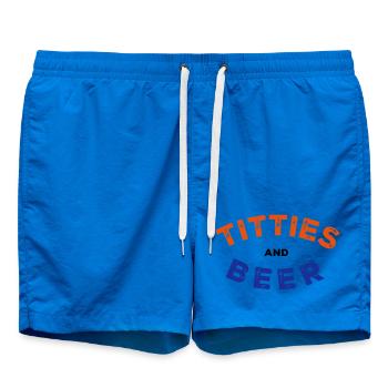 T*tties and Beer - Badeshorts - Cobalt blue - Vorne