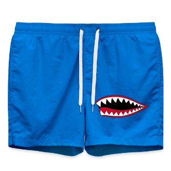 Bouche de carnivore - Short de bain - cobalt blue - Devant