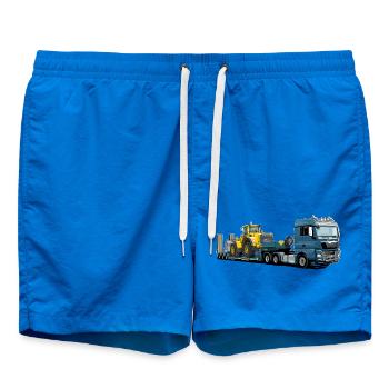 Chargeuse surbaissée avec excavatrice - Short de bain - cobalt blue - Devant