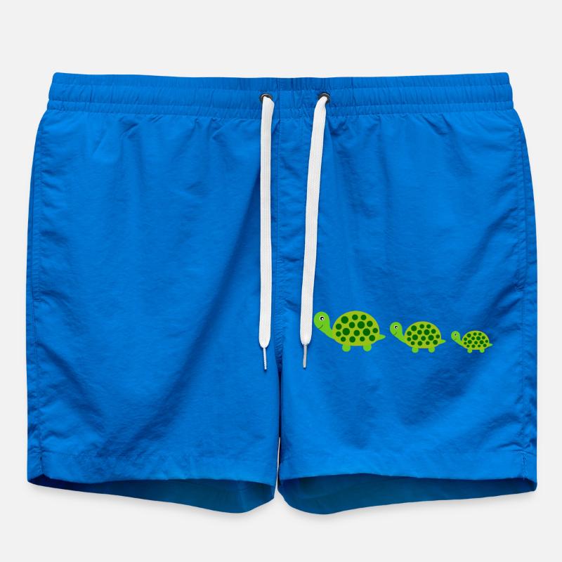 Turtle Turtles - Swim Trunks - cobalt blue