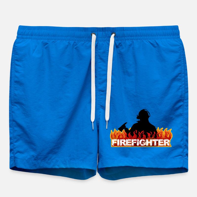 Fireman - Swim Trunks - cobalt blue