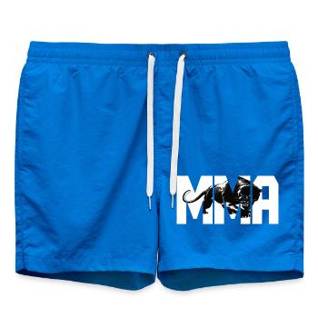 Design MMA avec un gros chat - Short de bain - cobalt blue - Devant