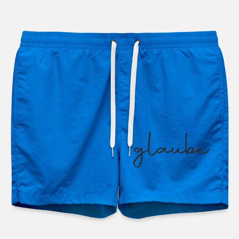 glaube - an dich - Badeshorts - Cobalt blue