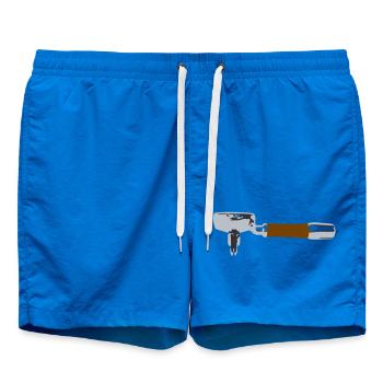 Portafilter T-Shirt Barista Gift Coffee Coffee - Swim Trunks - cobalt blue - Front