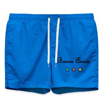 BONNE ANNEE. SAINT SYLVESTRE. NOUVELLE ANNÉE. - Short de bain - cobalt blue - Devant